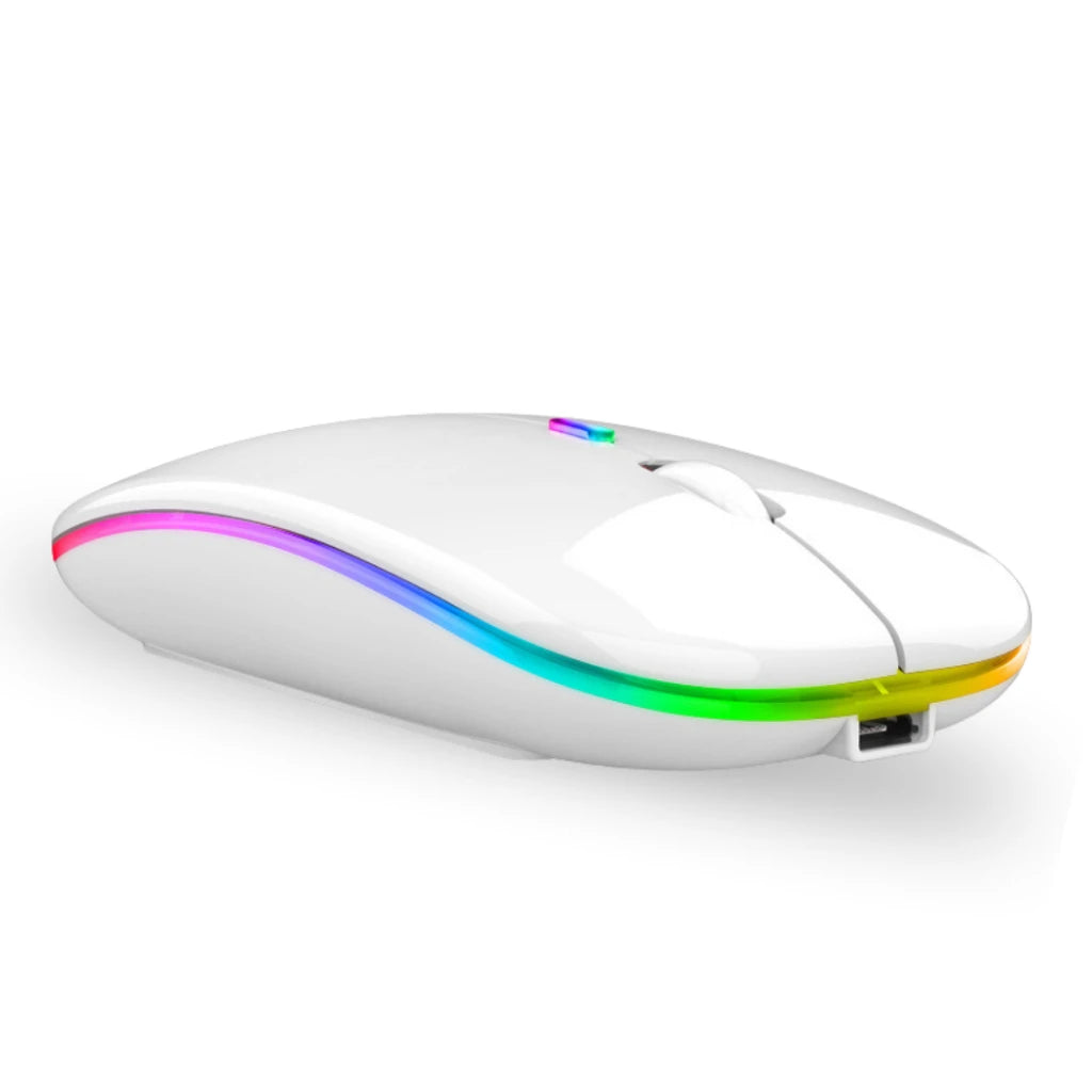 Mouse Sem Fio Recarregável com RGB