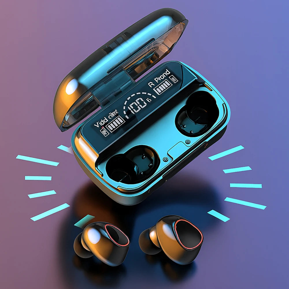 Fone Bluetooth 5.1 com Estojo LED