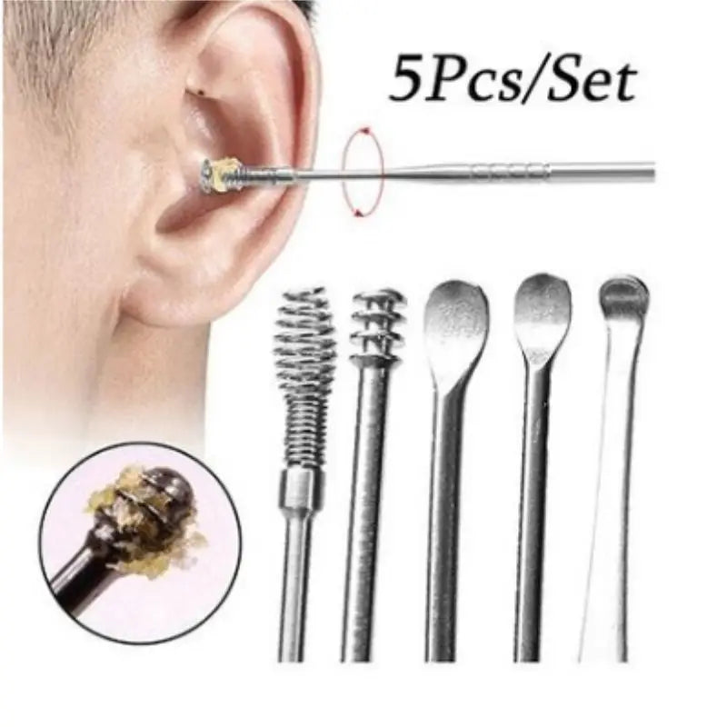 Kit Removedor de Cera de Ouvido 6 em 1
