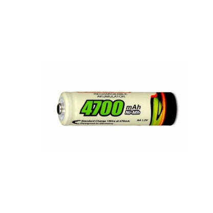 4 Pilhas Bateria  Recarregáveis AA 4700 Mah Durável