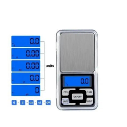 Mini Balança Digital de Alta Precisão 0,1g a 500g