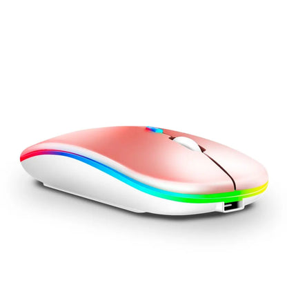 Mouse Sem Fio Recarregável com RGB