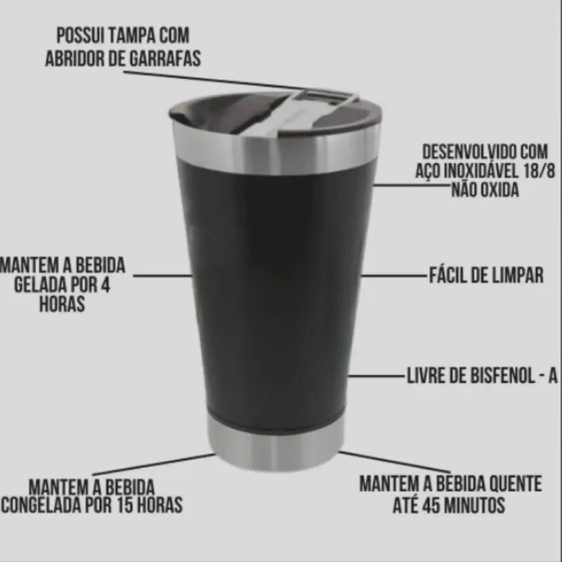Copo térmico 473ml