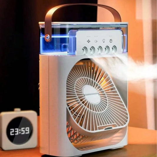 Mini Climatizador (umidificador, nebulizador, ventilador, aromatizador)