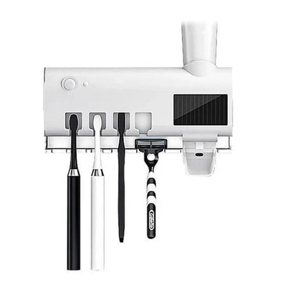 Esterilizador UV Automático para Escova de Dentes com Dispenser de Creme Dental