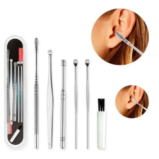 Kit Removedor de Cera de Ouvido 6 em 1