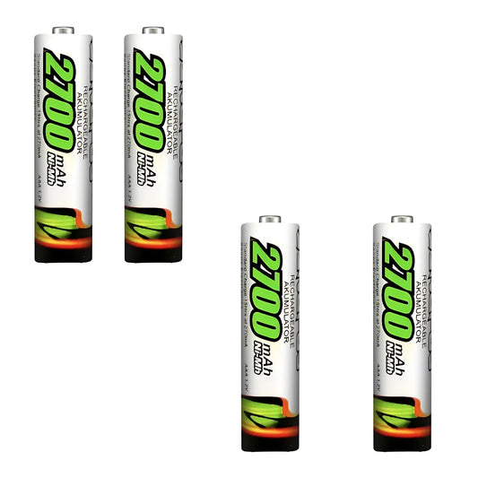 Pilhas Recarregáveis AAA 2700mAh