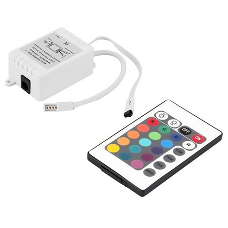 Fita LED RGB 5m 3528W Waterproof + Controle